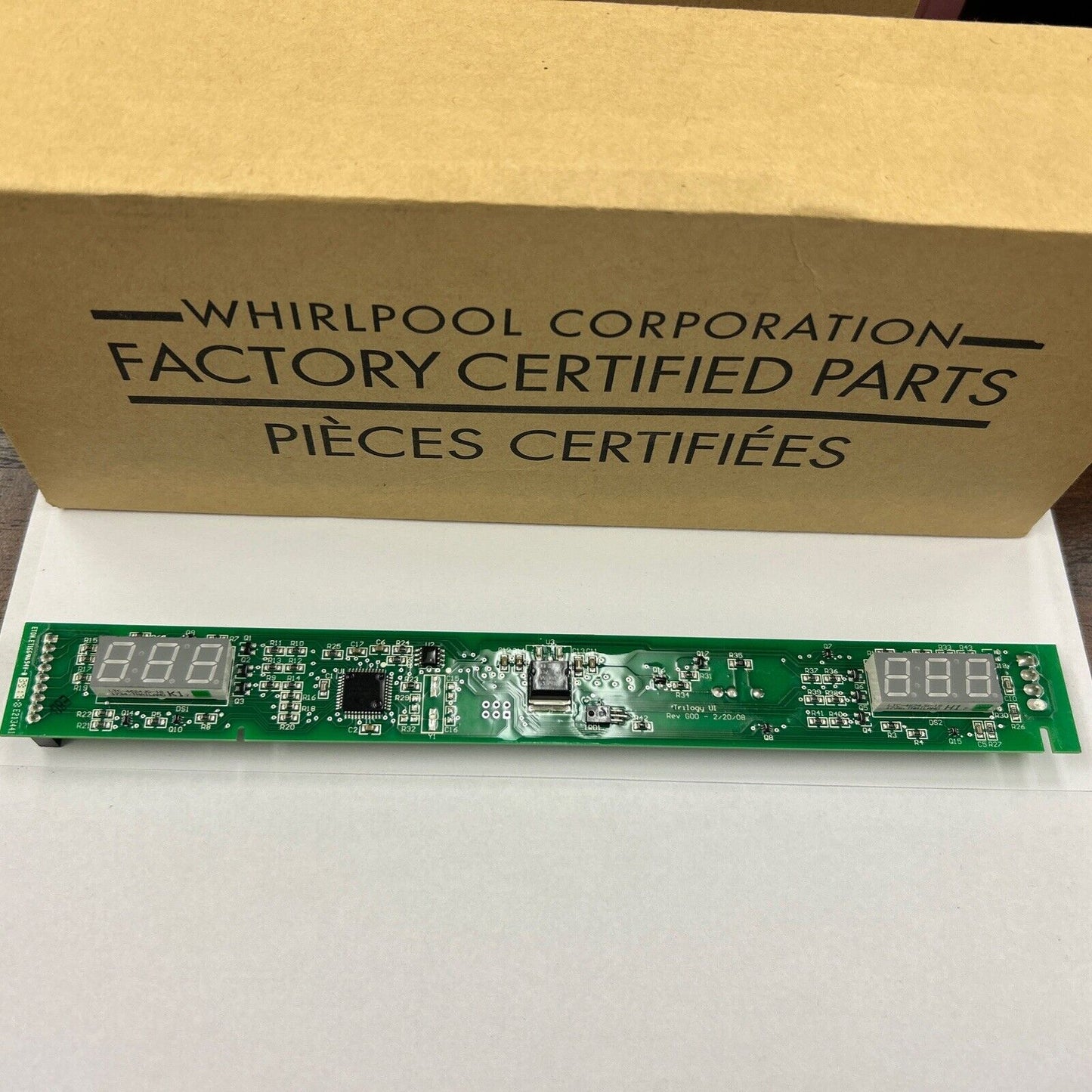 OEM Whirlpool WPW10677146 Refrigerator Control Board Sea274