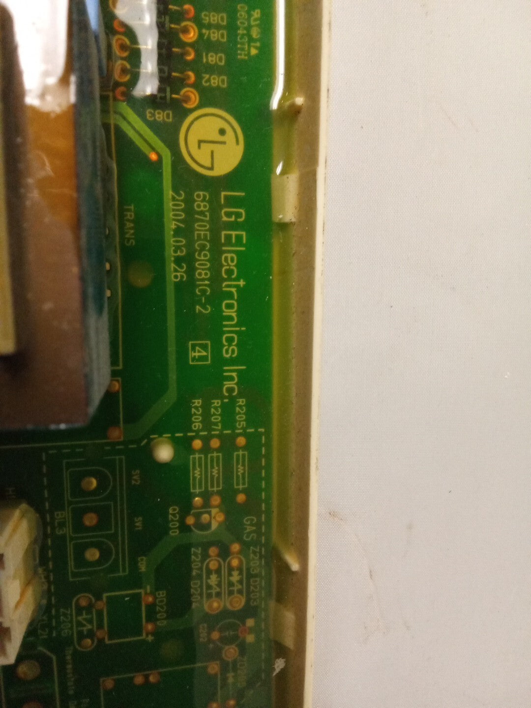 LG Dryer Control Board  6170EC1006B/6870EC9081C-2 AK-344