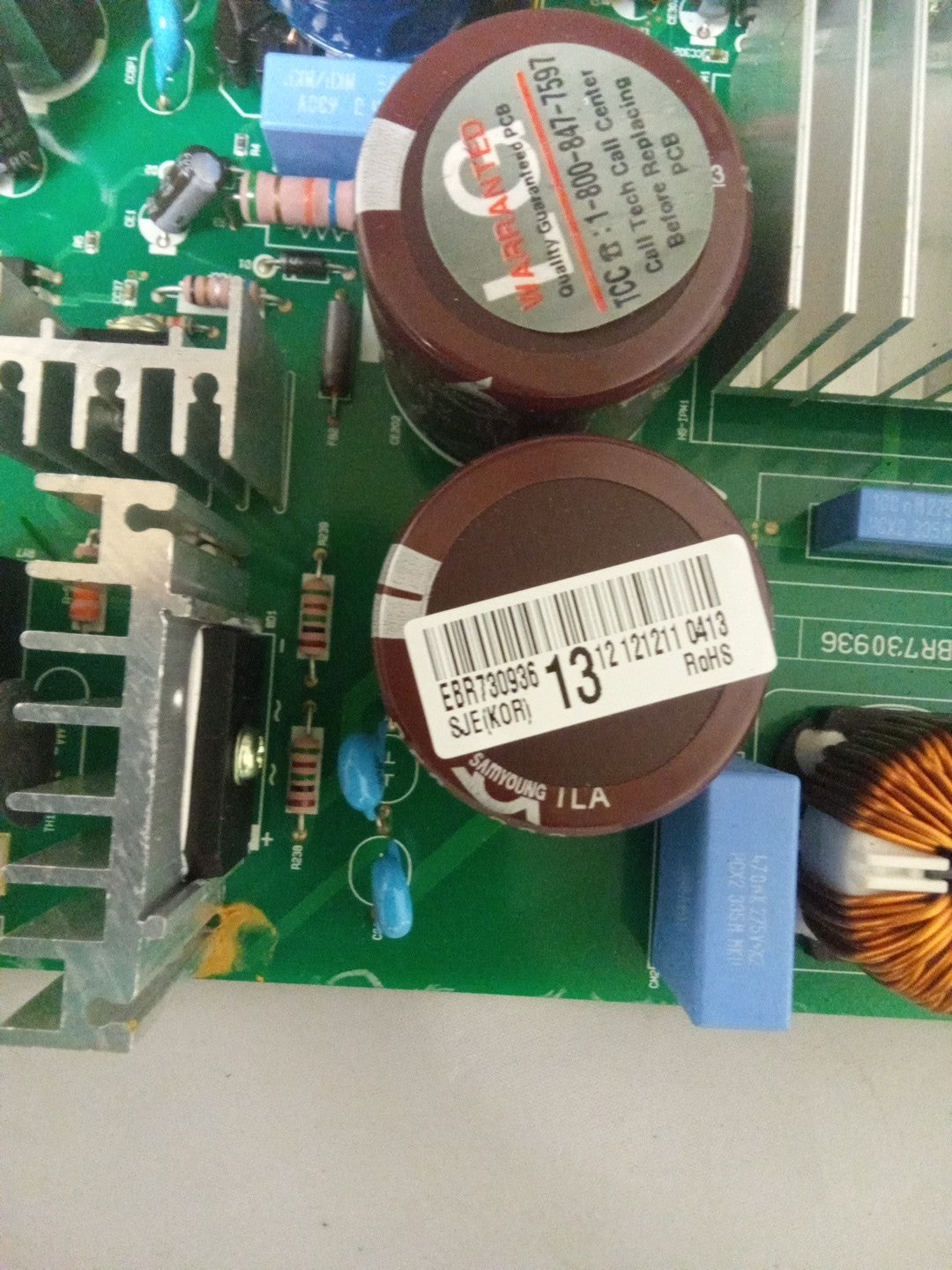 LG Refrigerator Control Board - Part Number EBR73093613 AMK-609