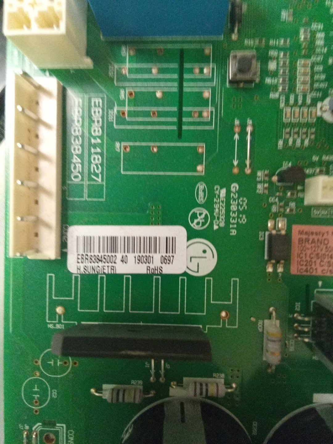 LG Refrigerator Control EBR83845002 AMK-467