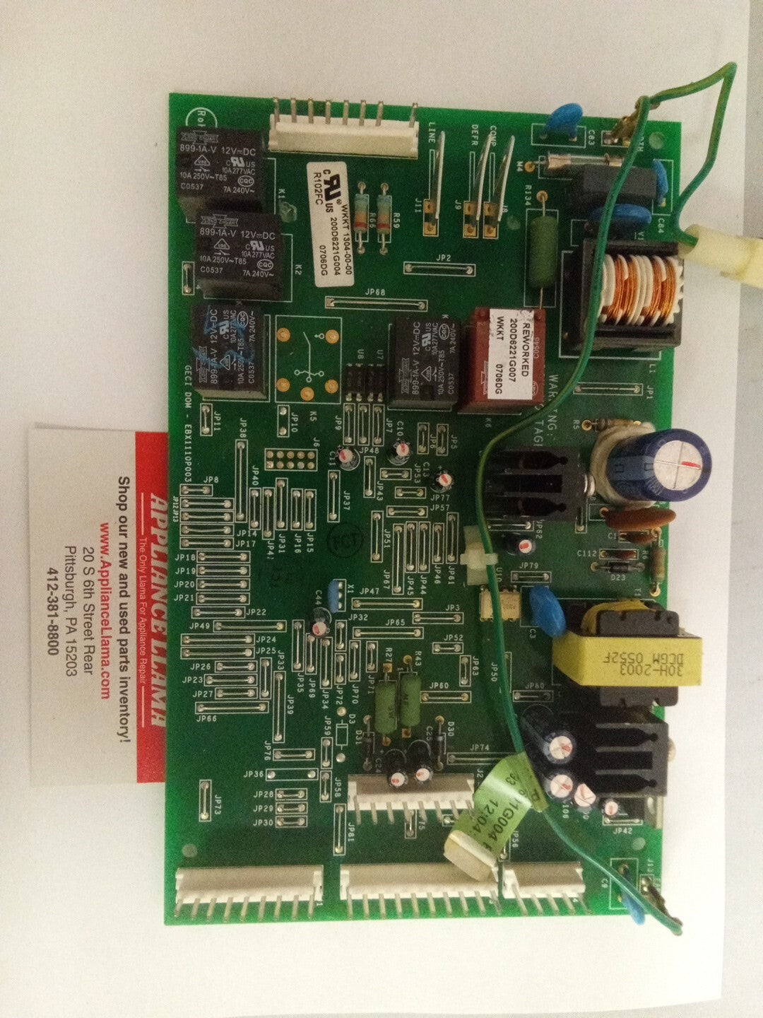 GE Refrigerator Control Board 200D6221G004 AK-718