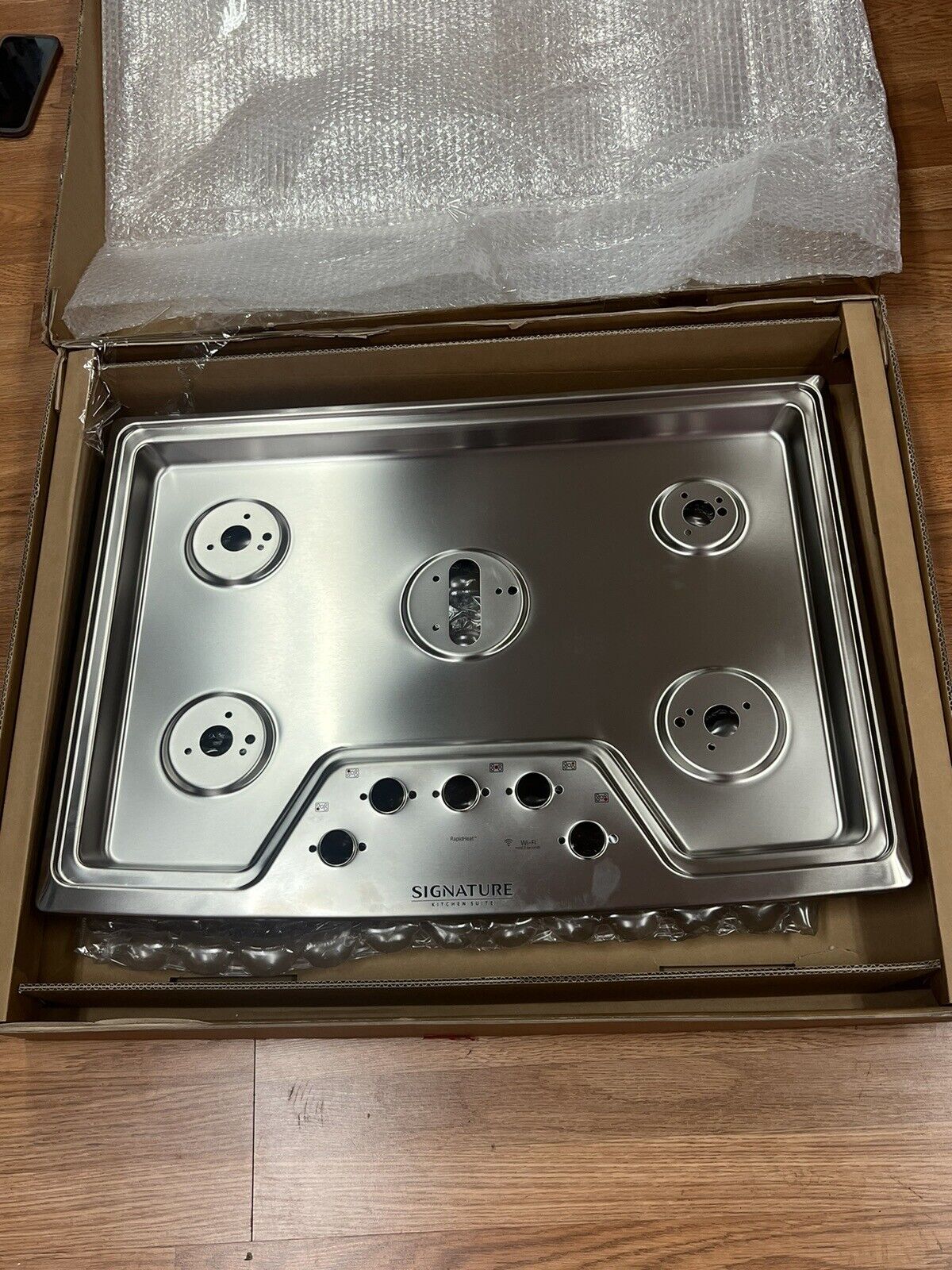 AGU73729005 LG 5 Burner Stainless Plate Assembly NEW OV6-10