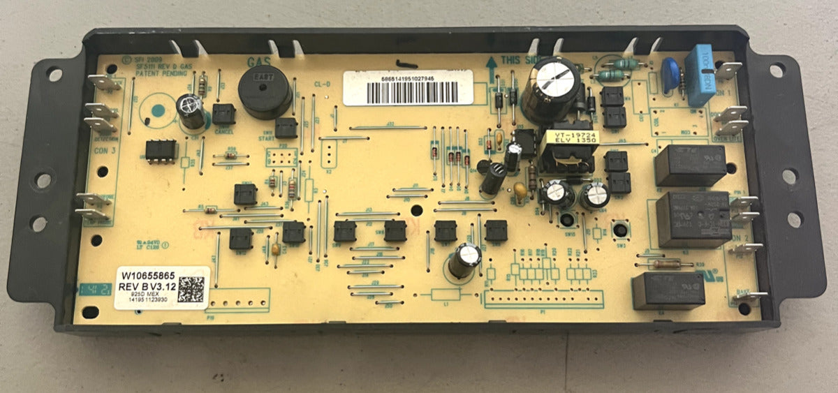 W10655865 USED RANGE CONTROL BOARD SCM89