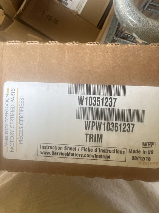 W10351237 Whirlpool Trim NEW RG RM