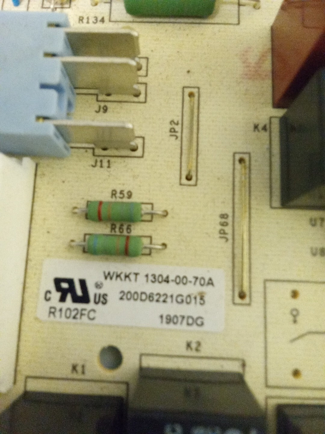 GE Refrigerator Control  Board 200D6221G015 AMK-197