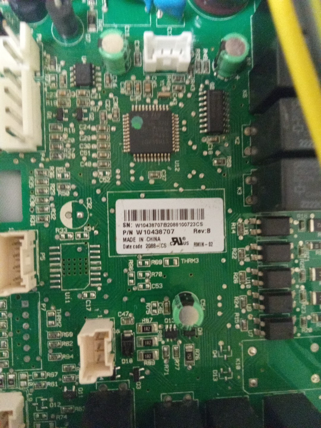 Whirlpool Refrigerator Control Board W10438707 AK-638