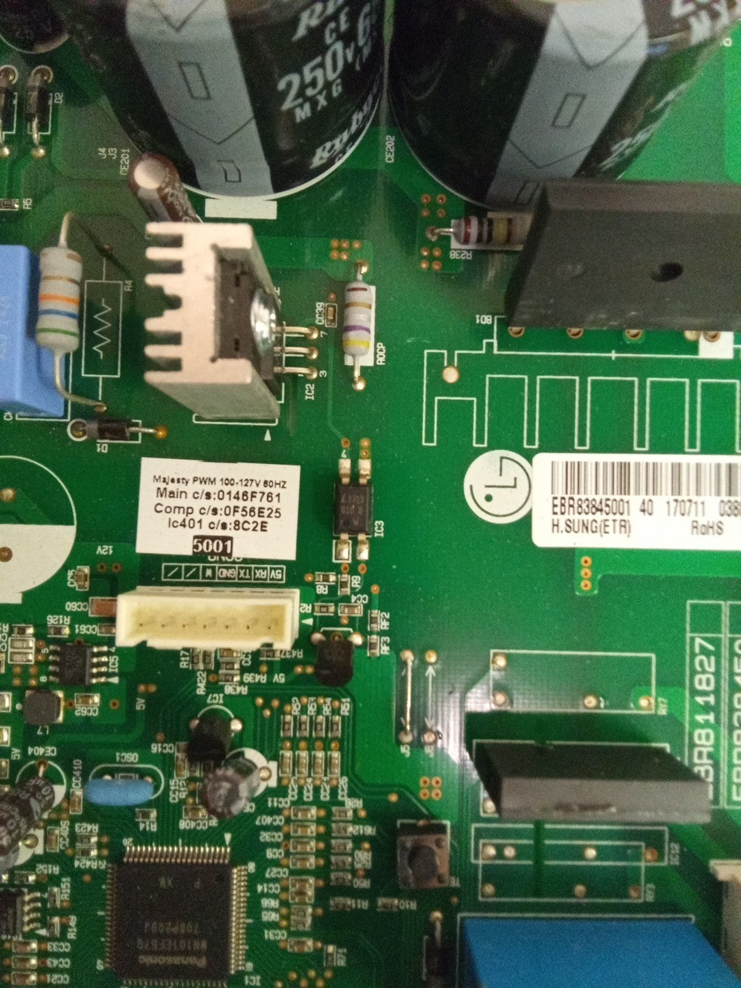 LG Refrigerator EBR83845001 Main Board AMK-778