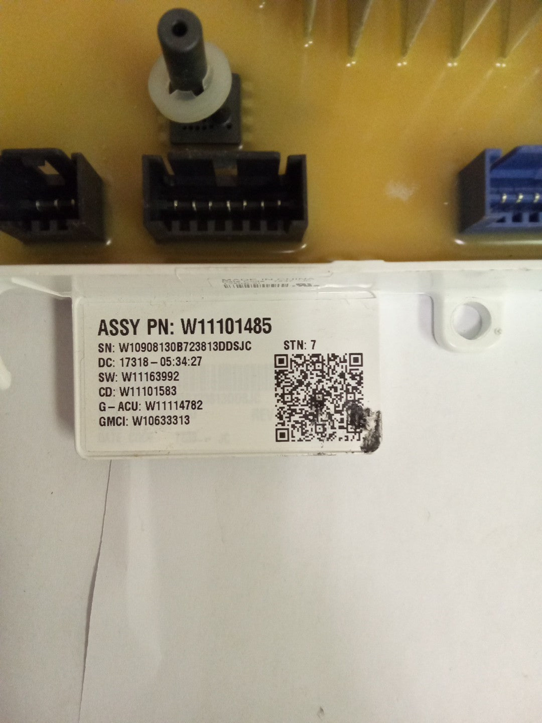 Whirlpool Washer Control W11101485 AMK-719
