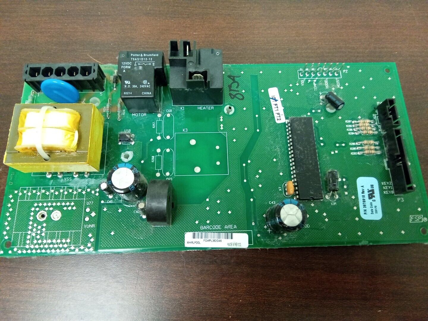 Whirlpool Dryer Control Board | 3978918 SEA77