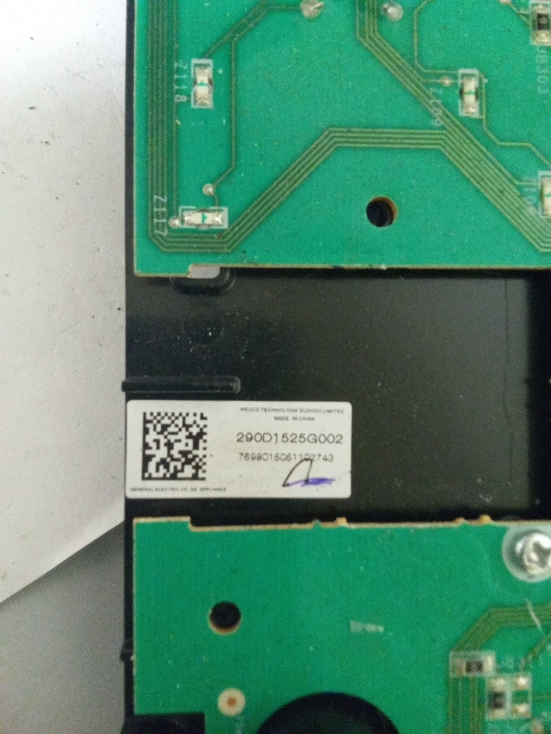 GE Washer Interface Control Board 290D2224G002 AMK-568