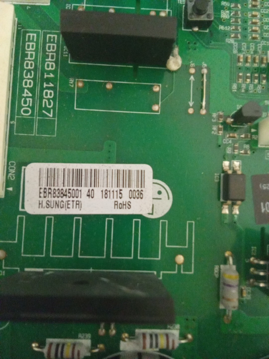 LG Refrigerator EBR83845001 Main Board AMK-150