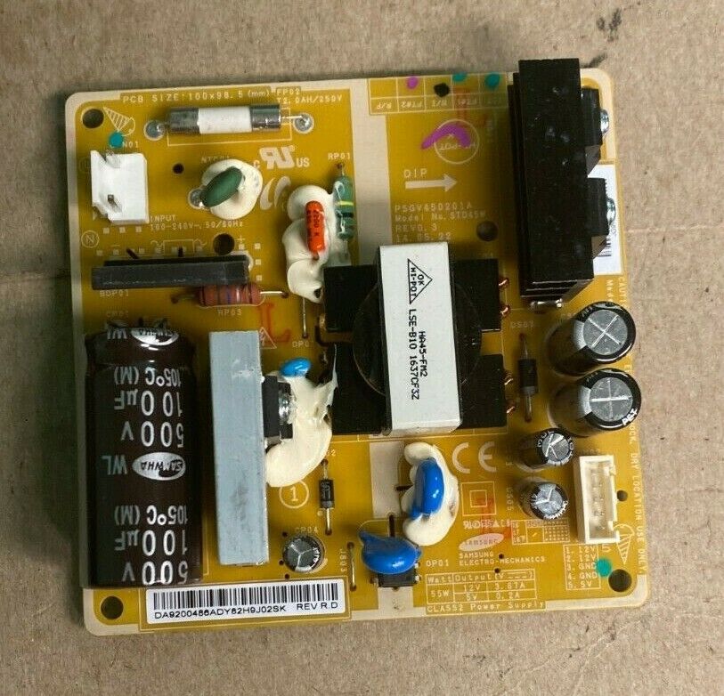 Samsung Refrigerator Control Board DA92-00486A Used SMG95