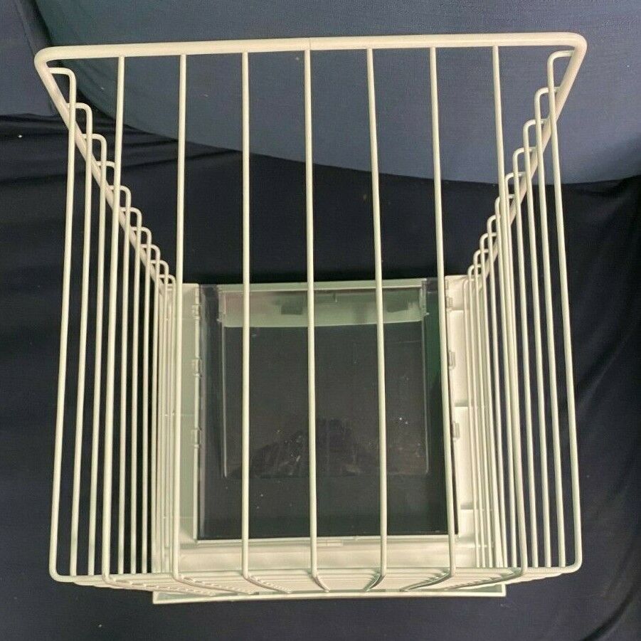 White Metal Wire Freezer Storage Basket Used 2417413 SH136