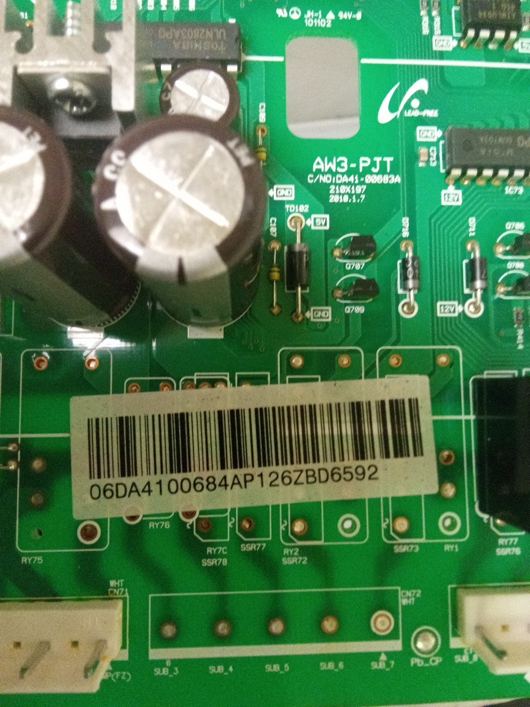 DA41-00684A Samsung Refrigerator Control Board  AMK-605