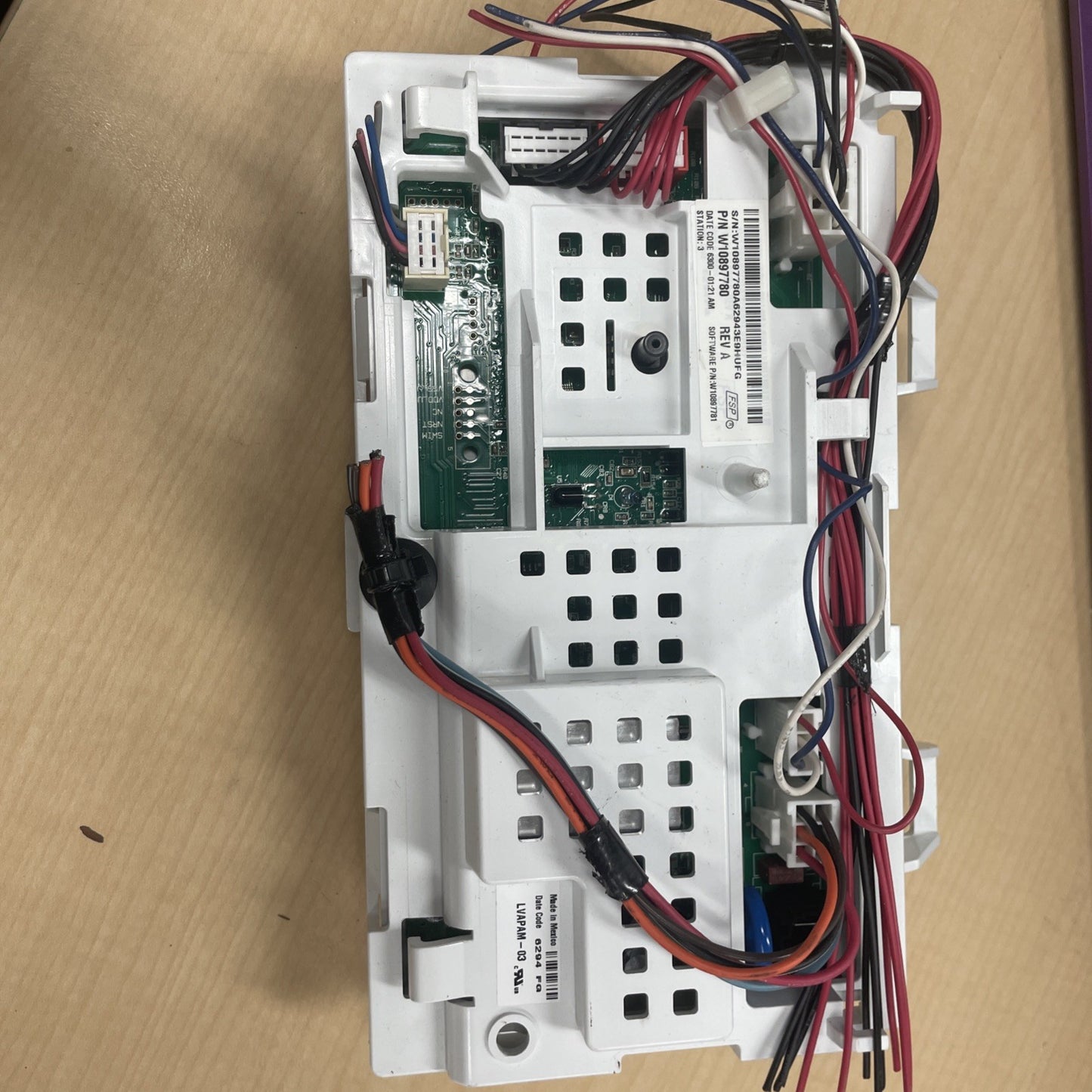 Whirlpool W10897780 Washer Main Control Board BA46