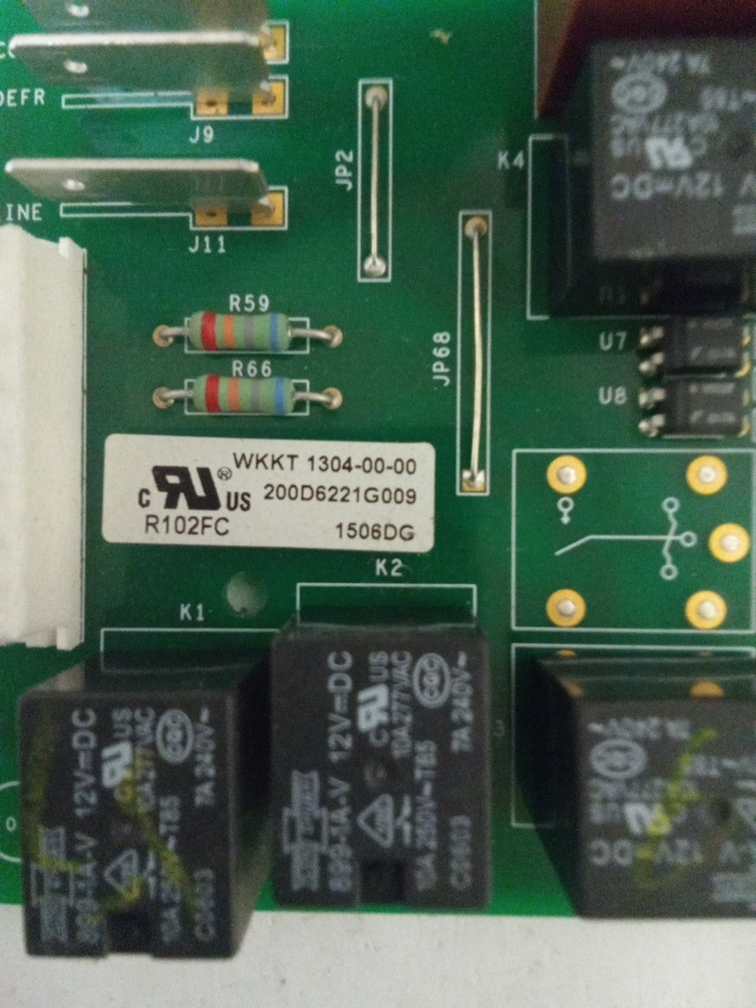 200D6221G009 GE Refrigerator Main Control Board AMK-596