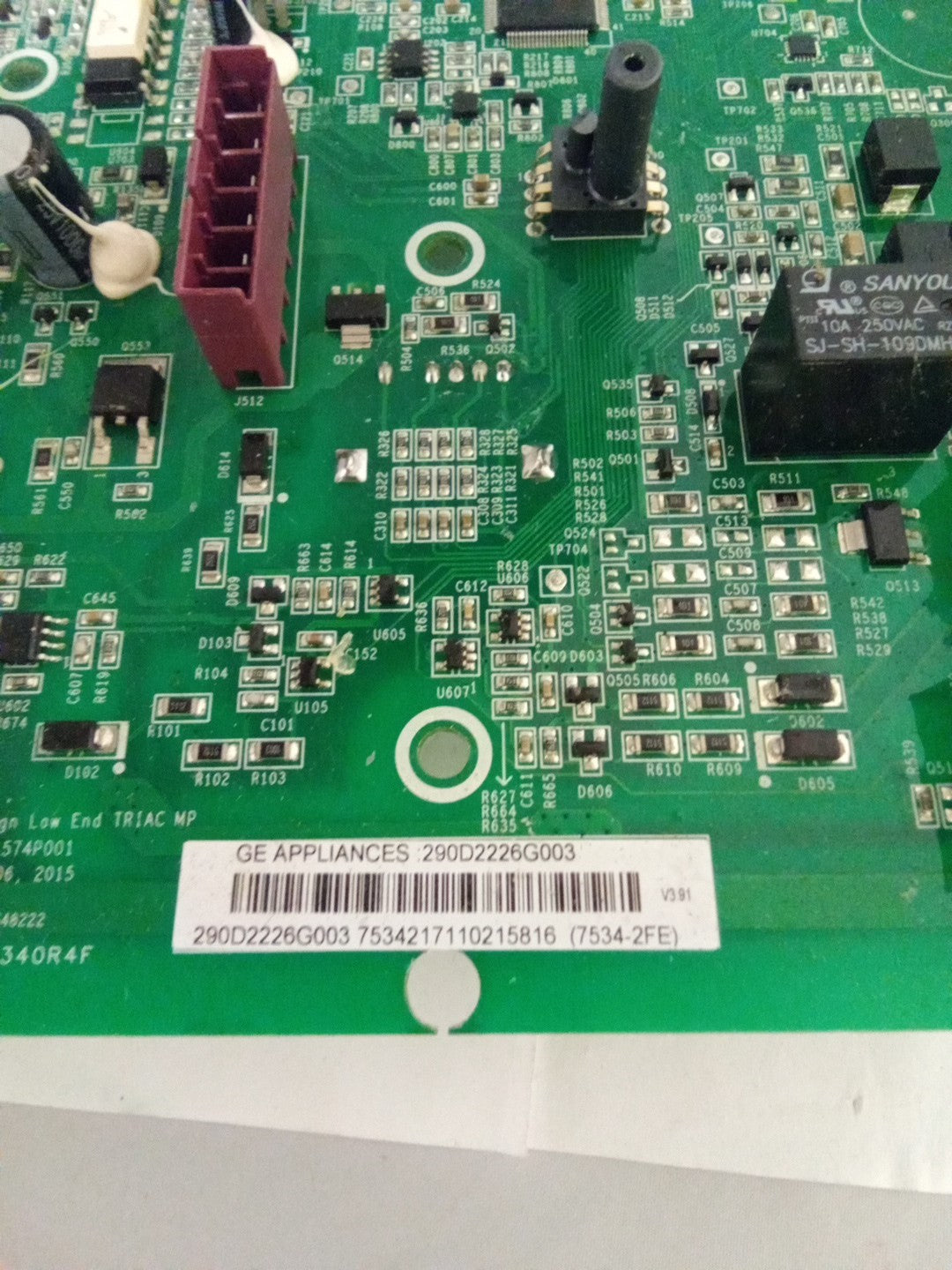 GE Washer Control Board 290D2226G003  AMK-338