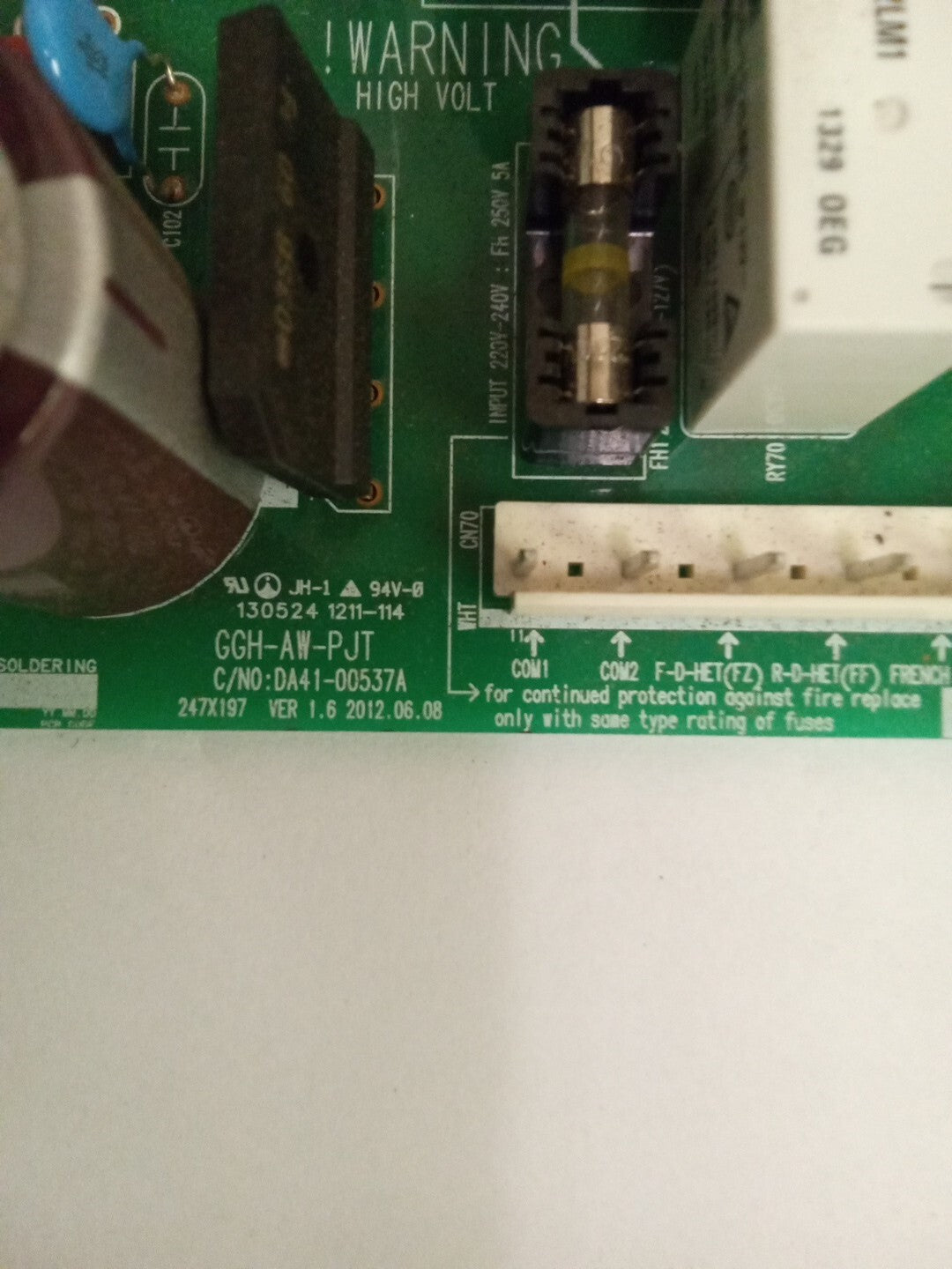 DA41-00537A Samsung Refrigerator Control Board  AK-743