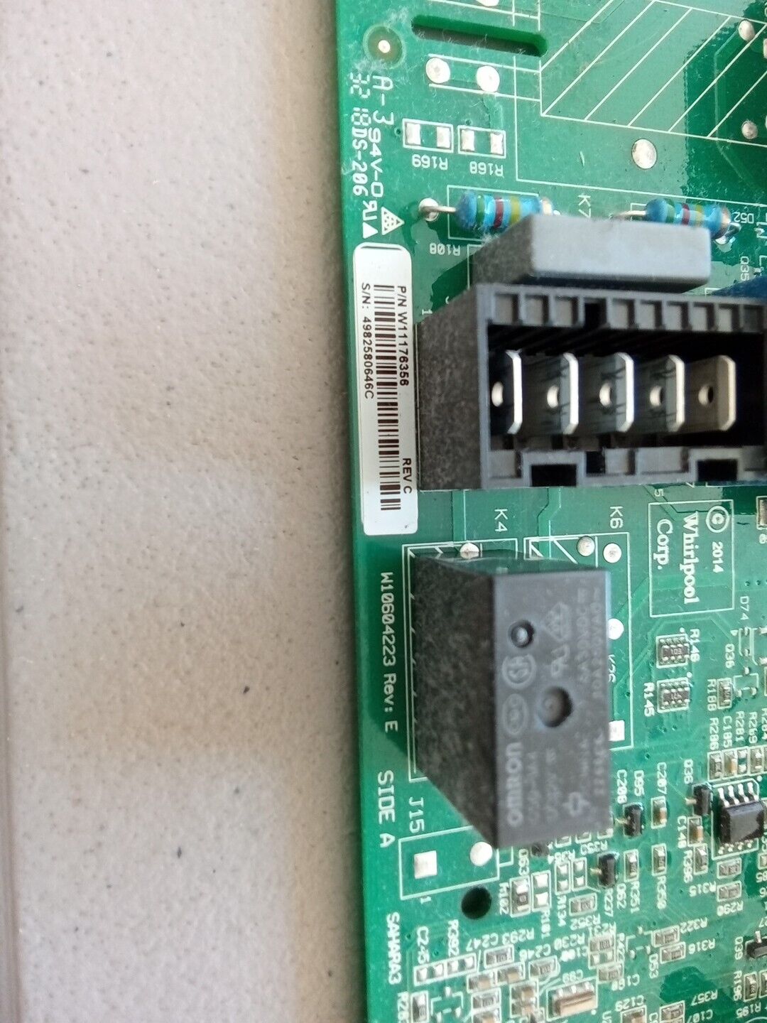 Whirlpool Dryer Control Board W11170762 W11170762 W11176356 W11178025 AR63