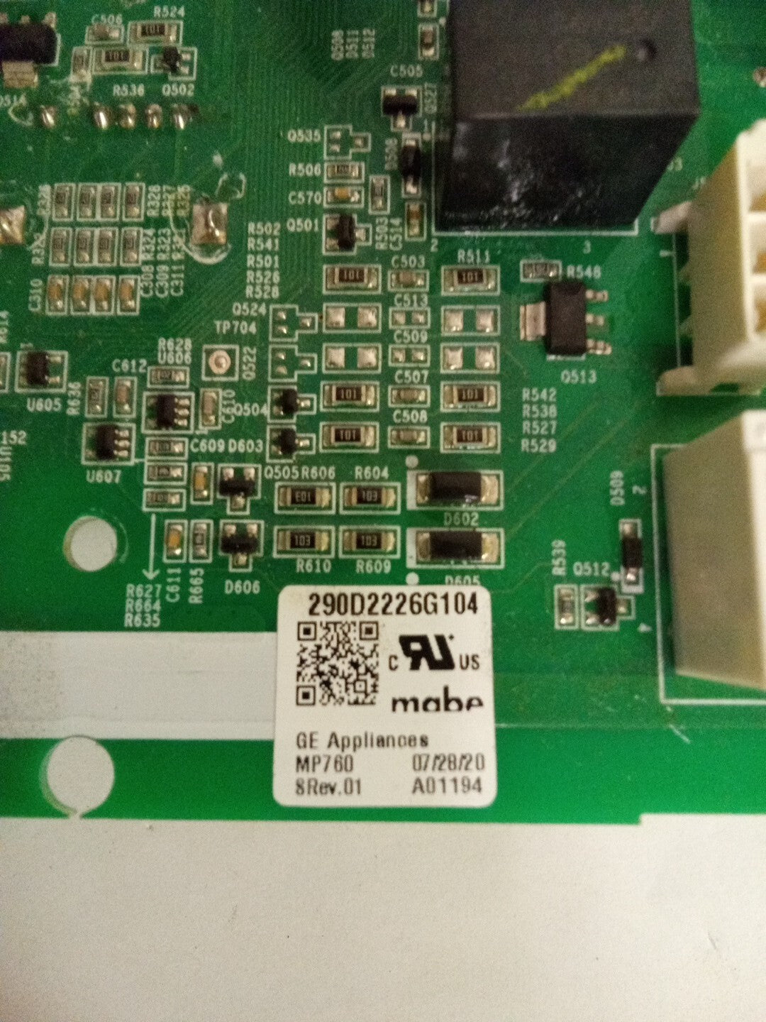 290D2226G104 GE Washer Control Board  AK-916