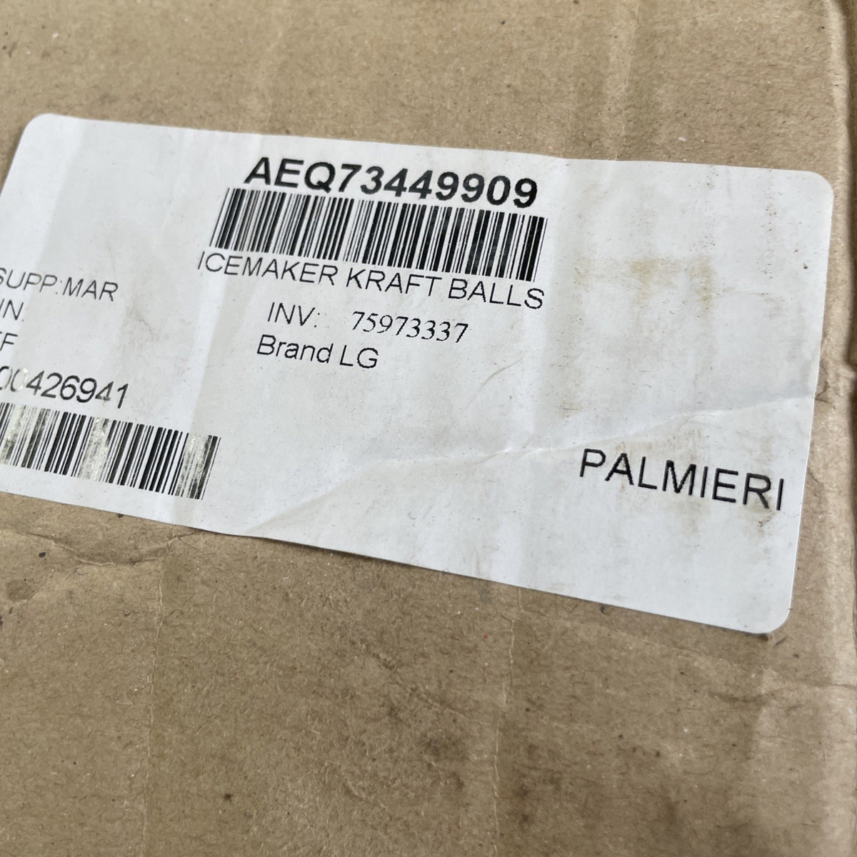 LG AEQ73449909 Refrigerator Craft Ice Maker Kit BA106
