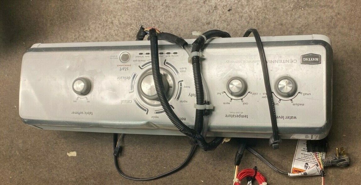 Whirlpool Washer Control Board and Head W10445394 Used BM362