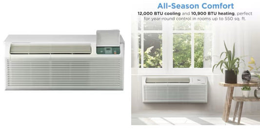 Mp12hmb32 MIDEA 12,000 BTU for Air, 10,000 BTU for Heat 230v AC