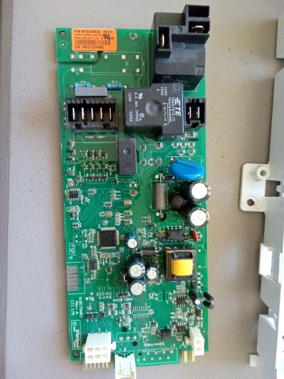 W10249826 Dryer Control Board AR55