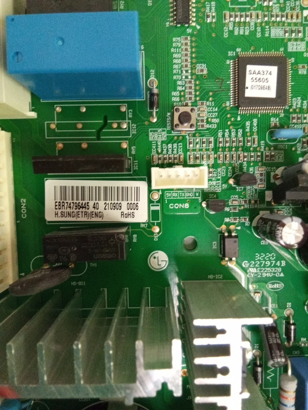 LG Refrigerator Control Board  EBR74796445, EAX64660618 AK-621