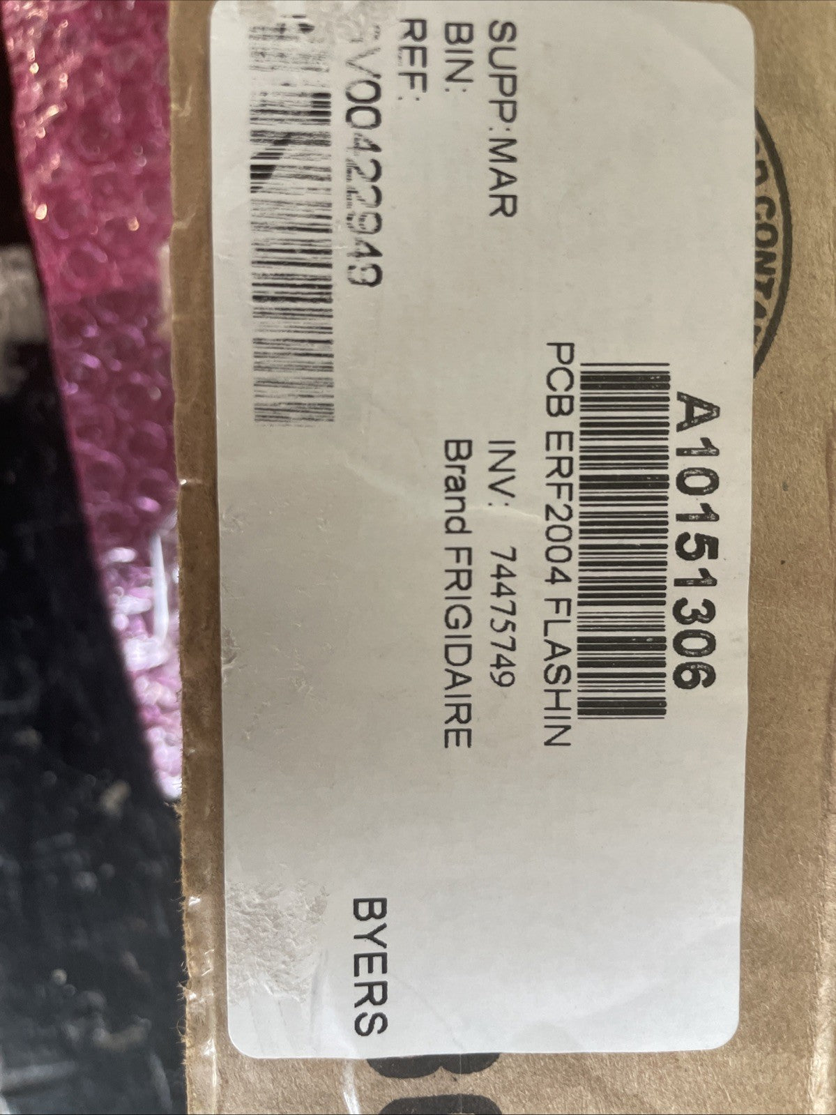Electrolux ERF2004 Main PCBA Assembly 5304536820 BA19
