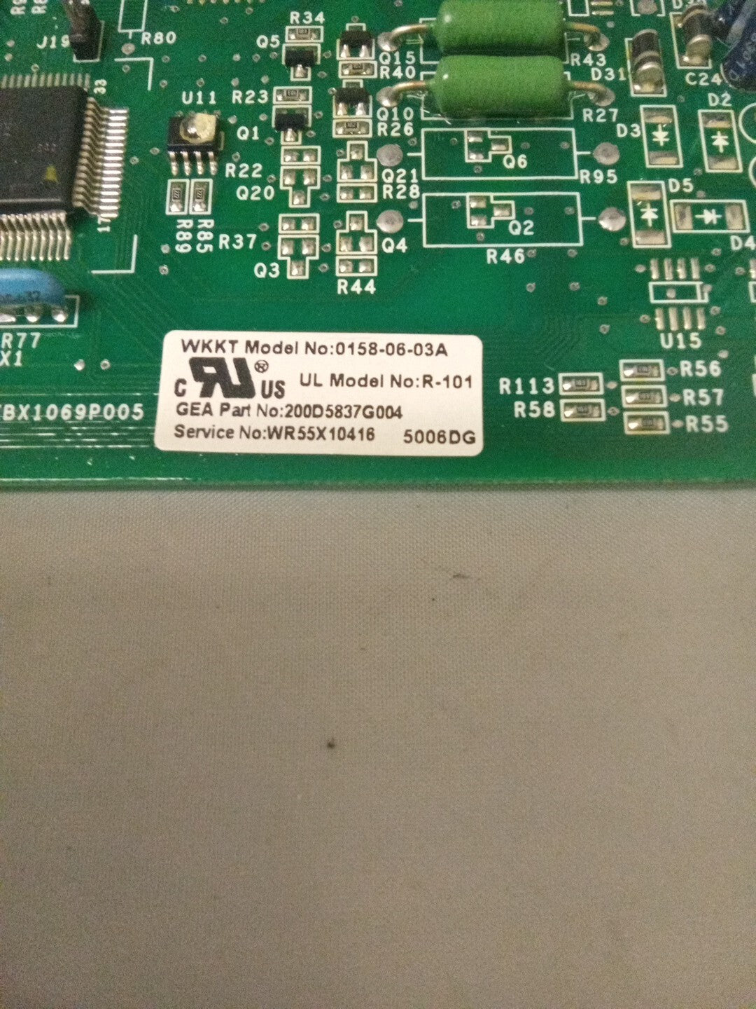 GE Refrigerator Control Board 200D5837G004 AK-697