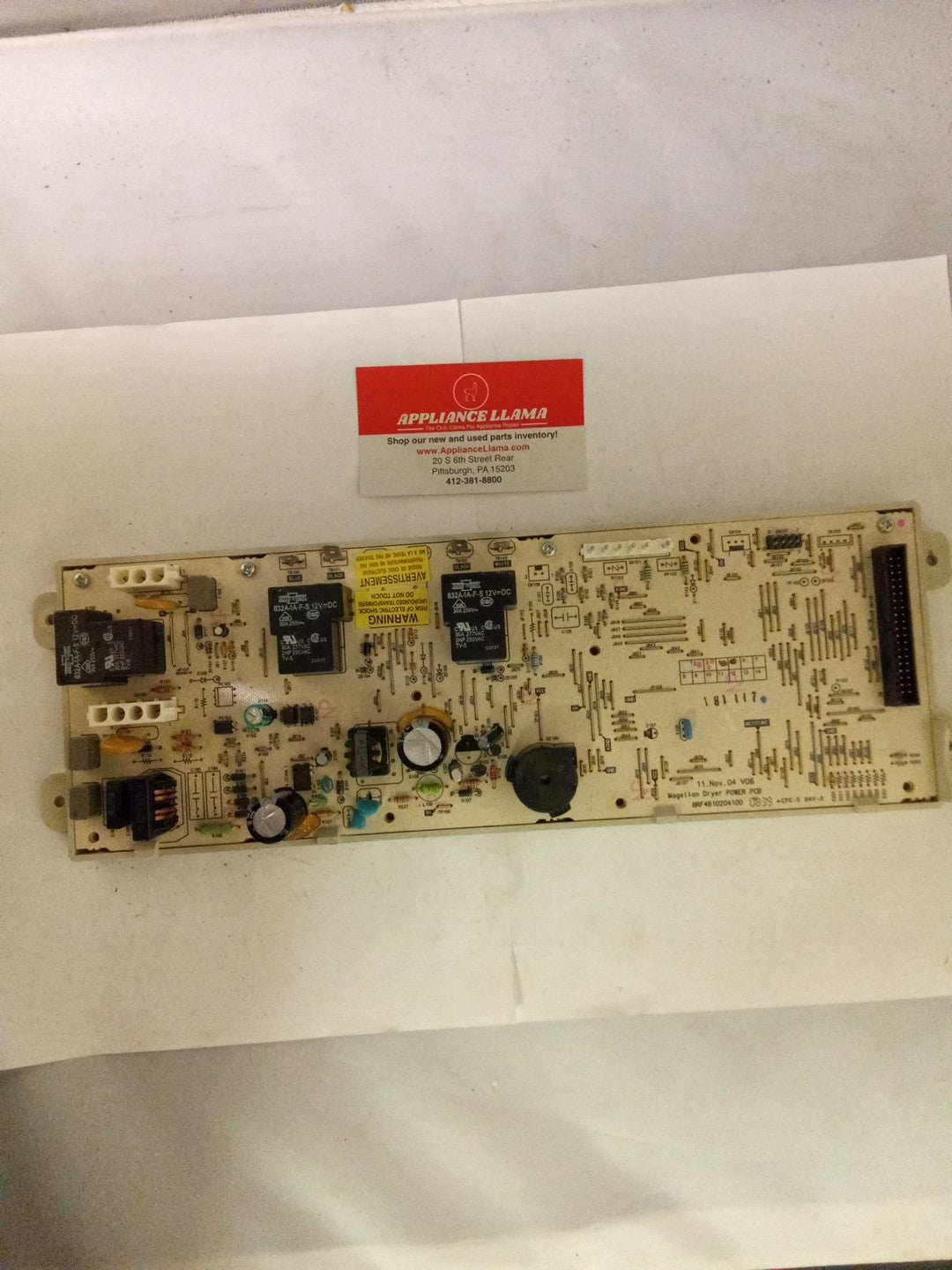 GE 8RF4B10204100 Dryer Control Board AMK-570