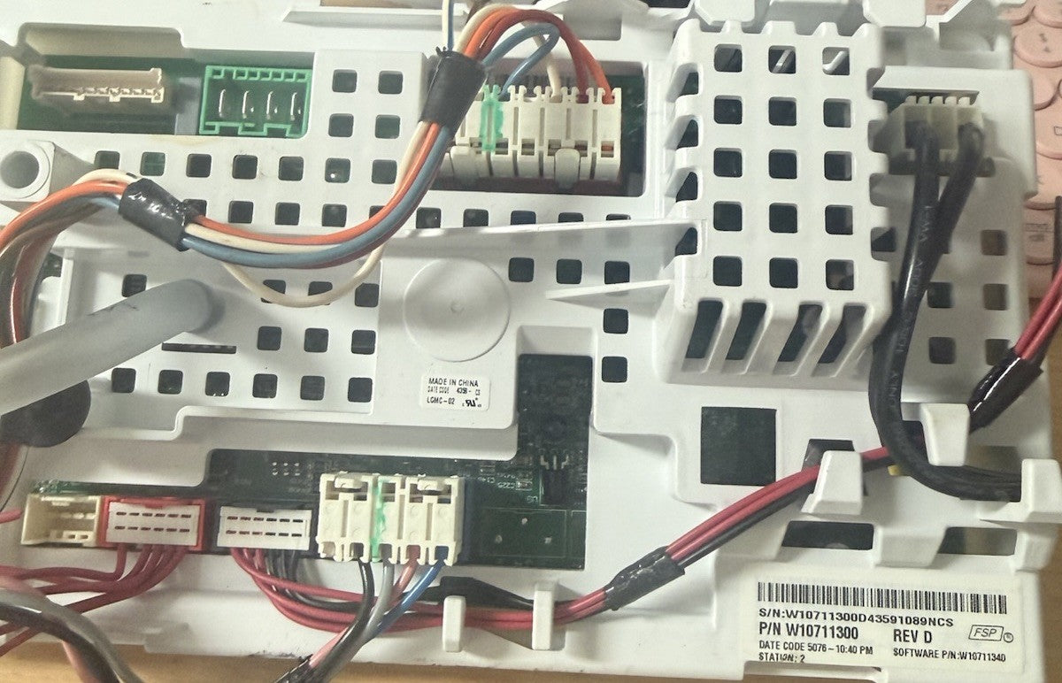 W10711300 Used Whirlpool Washer Board  JB144
