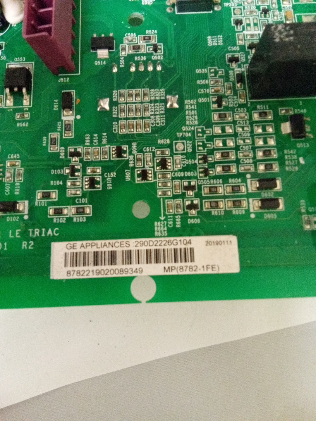 290D2226G104 GE Washer Control Board  AK-859
