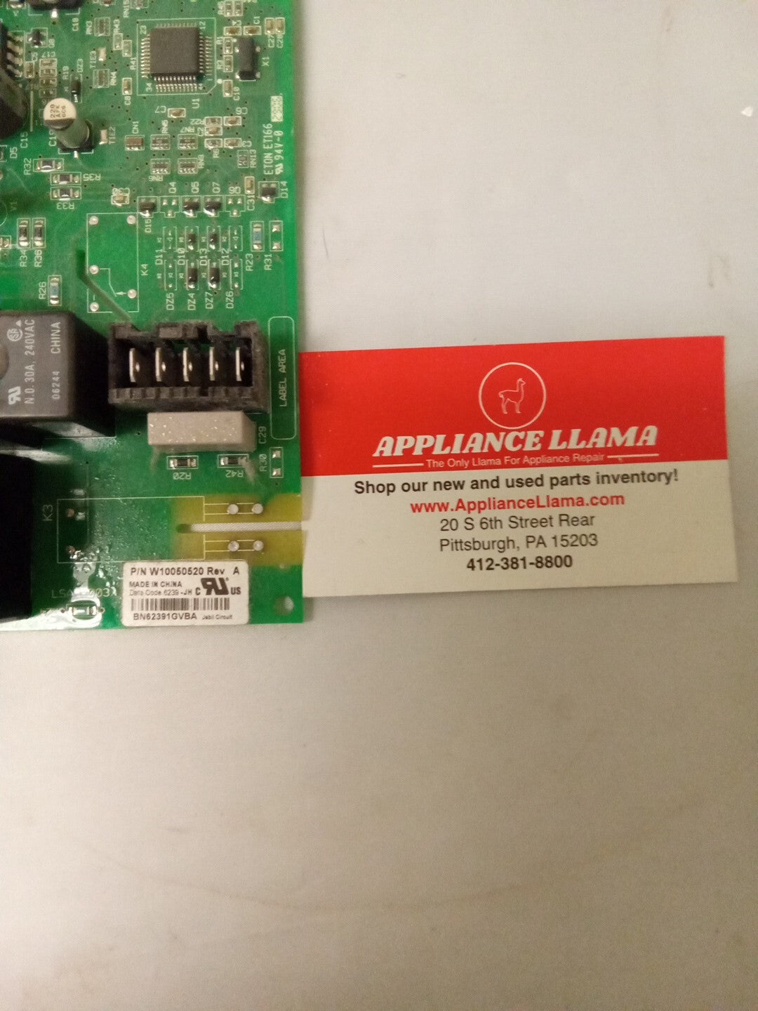 Whirlpool Dryer Control Board W10050520 AK-461