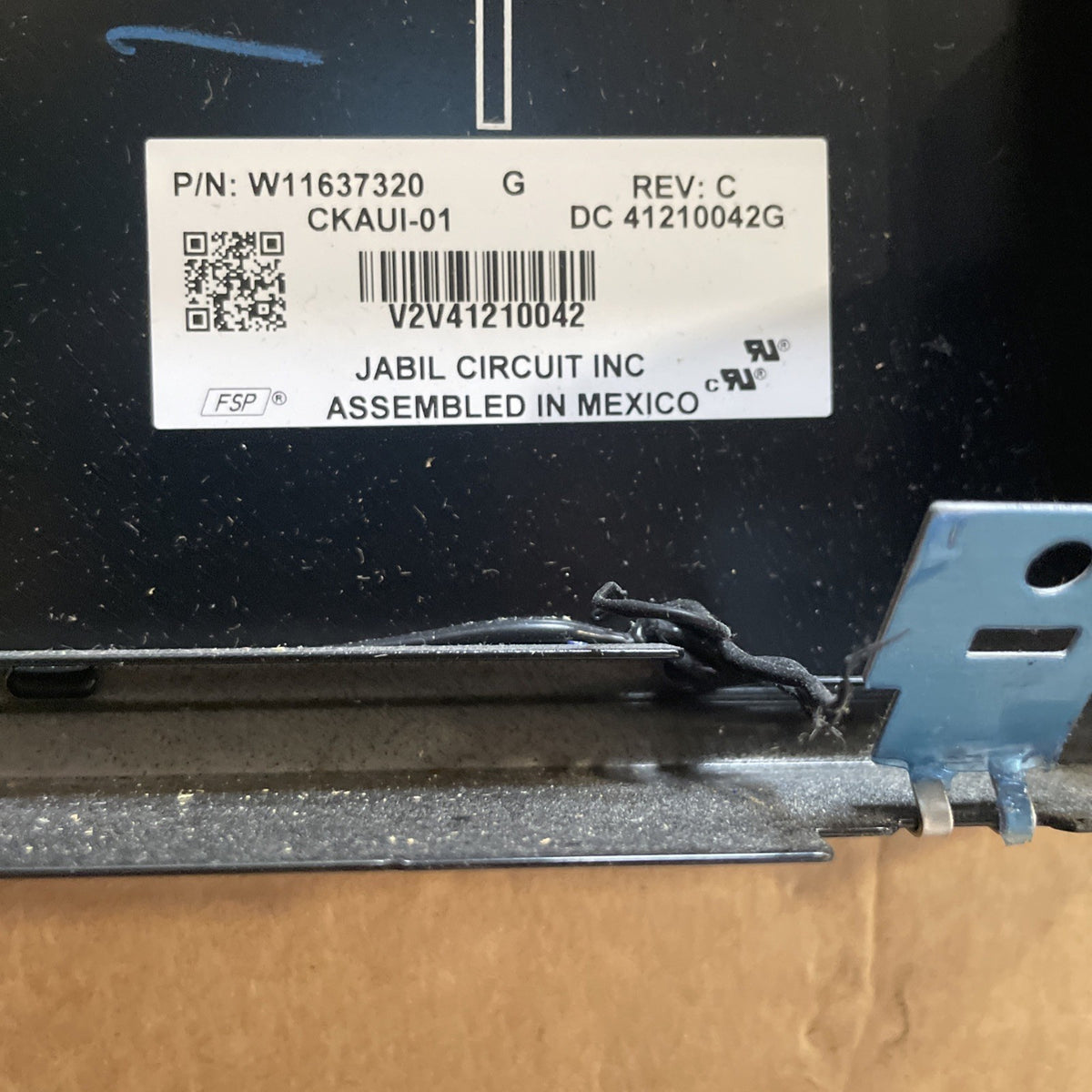 KichenAid Double Wall Oven Control Panel W11666473 BA145