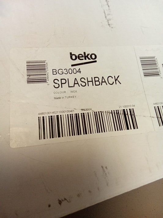 BEKO Splashback BG3004 |Backsplash for Electric Ranges | STAINLESS STEEL OV16