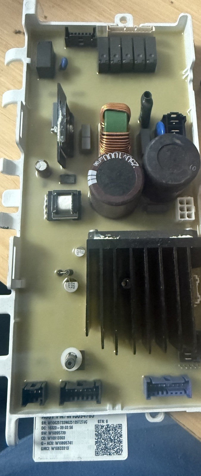 W10894763 Used Whirlpool Washer Control Board JB166