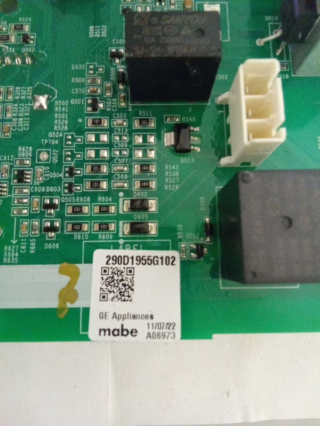 GE Washer Control Board 290D1955G102  AMK-371