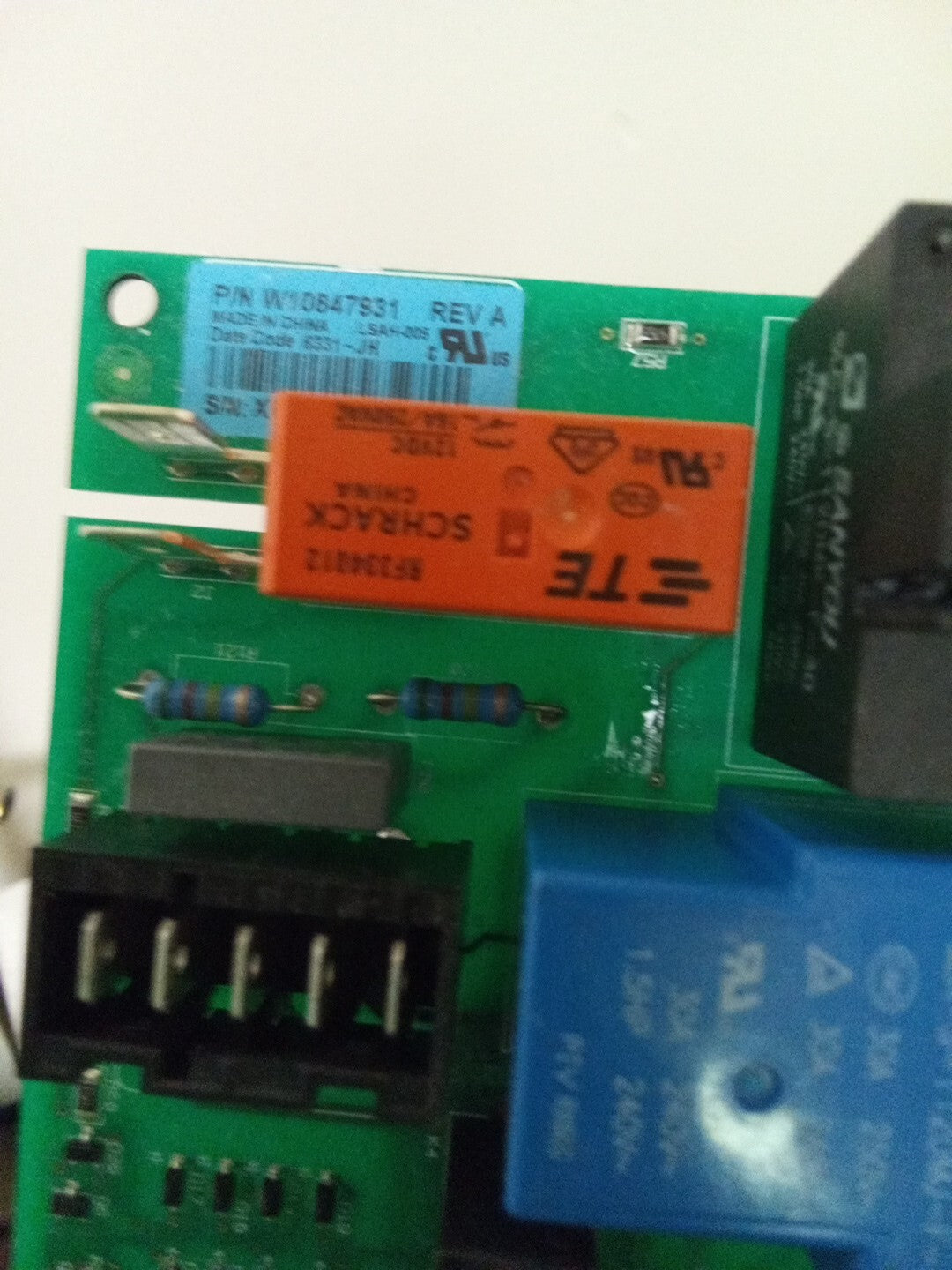 Dryer Whirlpool Control Board Part#W11035646 W10847931 AK-144