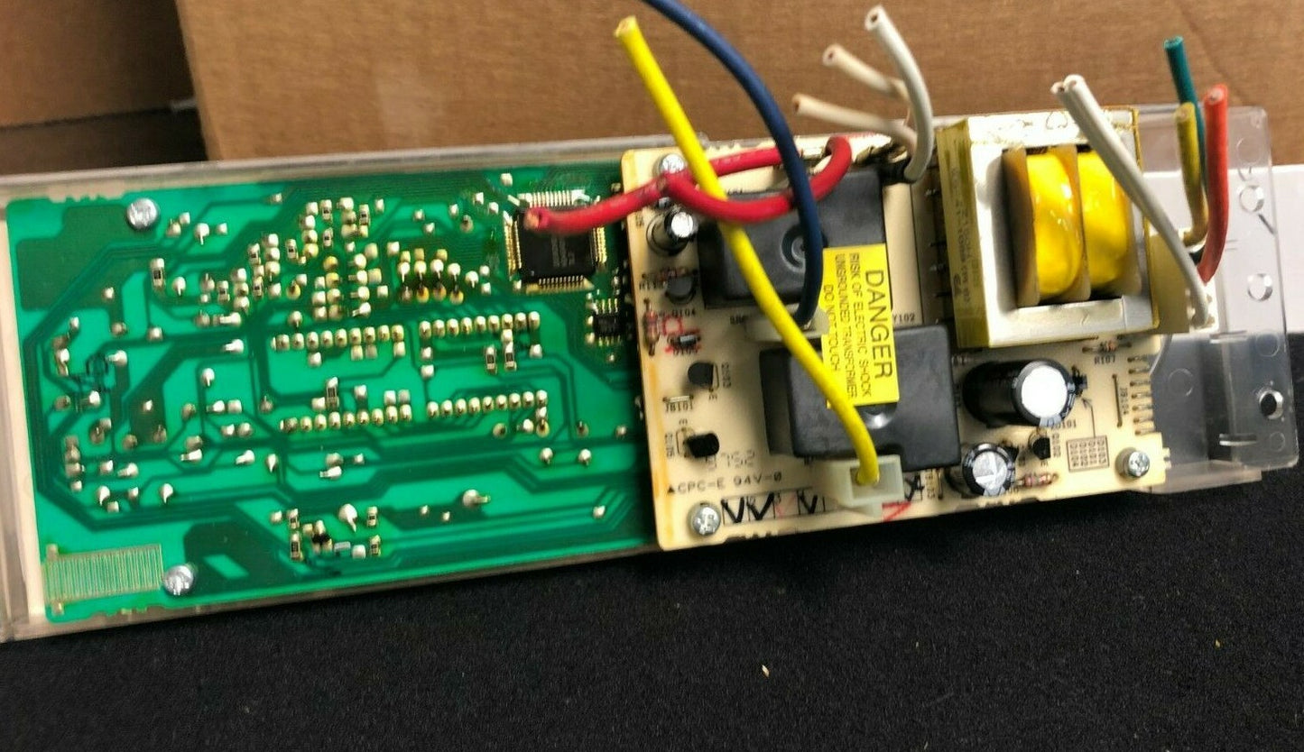 GE RANGE STOVE DISPLAY INTERFACE W/ CONTROL BOARD PART 164D3147G012 DC-75