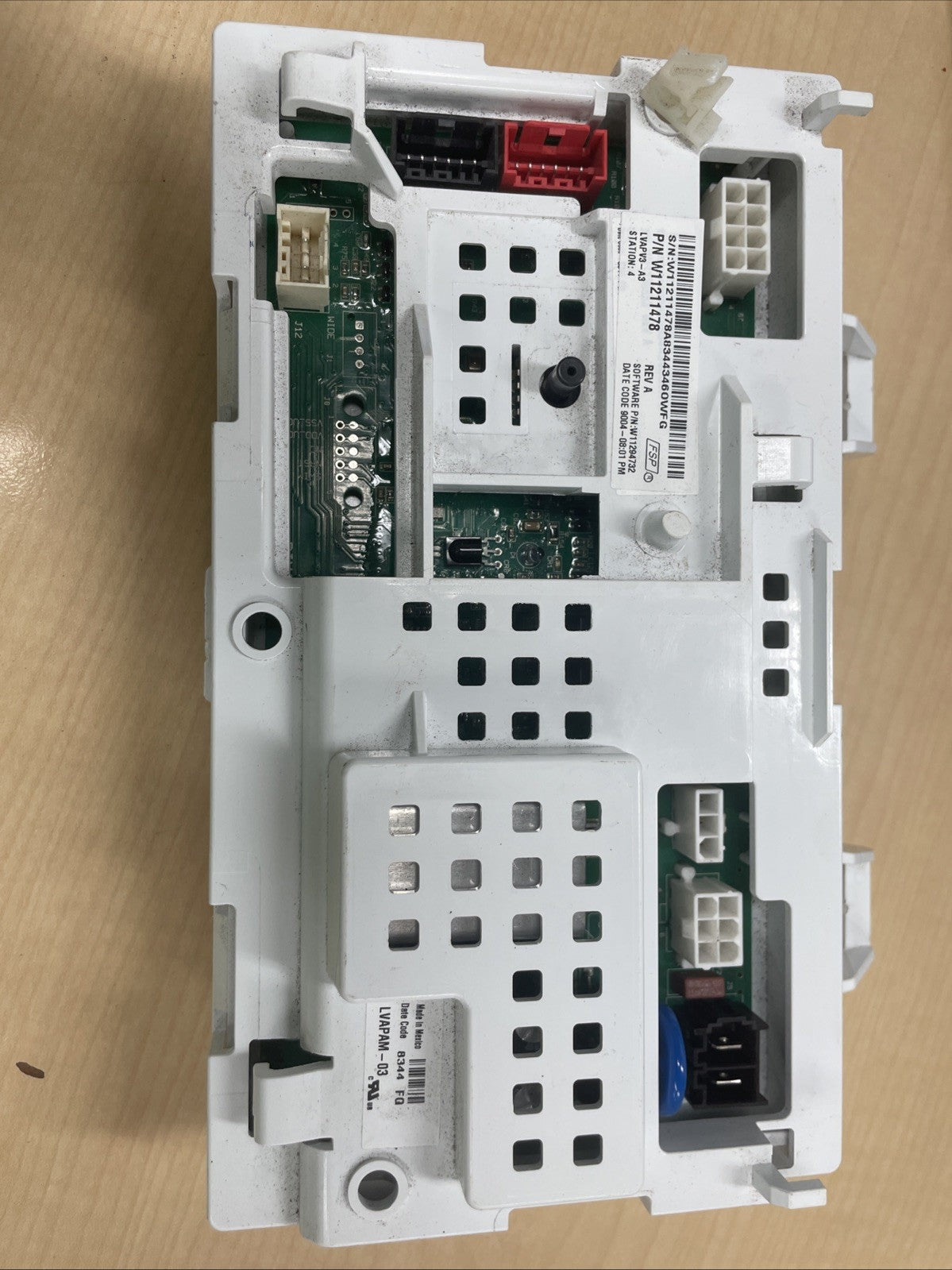 Whirlpool Washer Control Board W11211478 -BA11