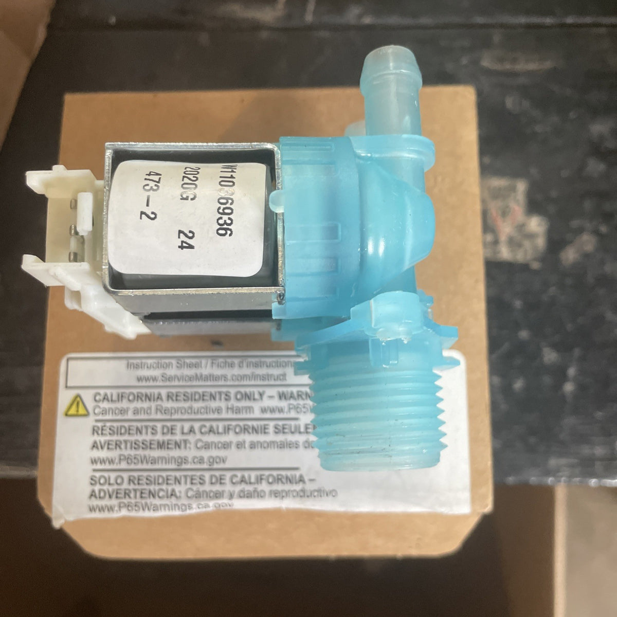 W11688995  Cold Water Inlet Valve BA94