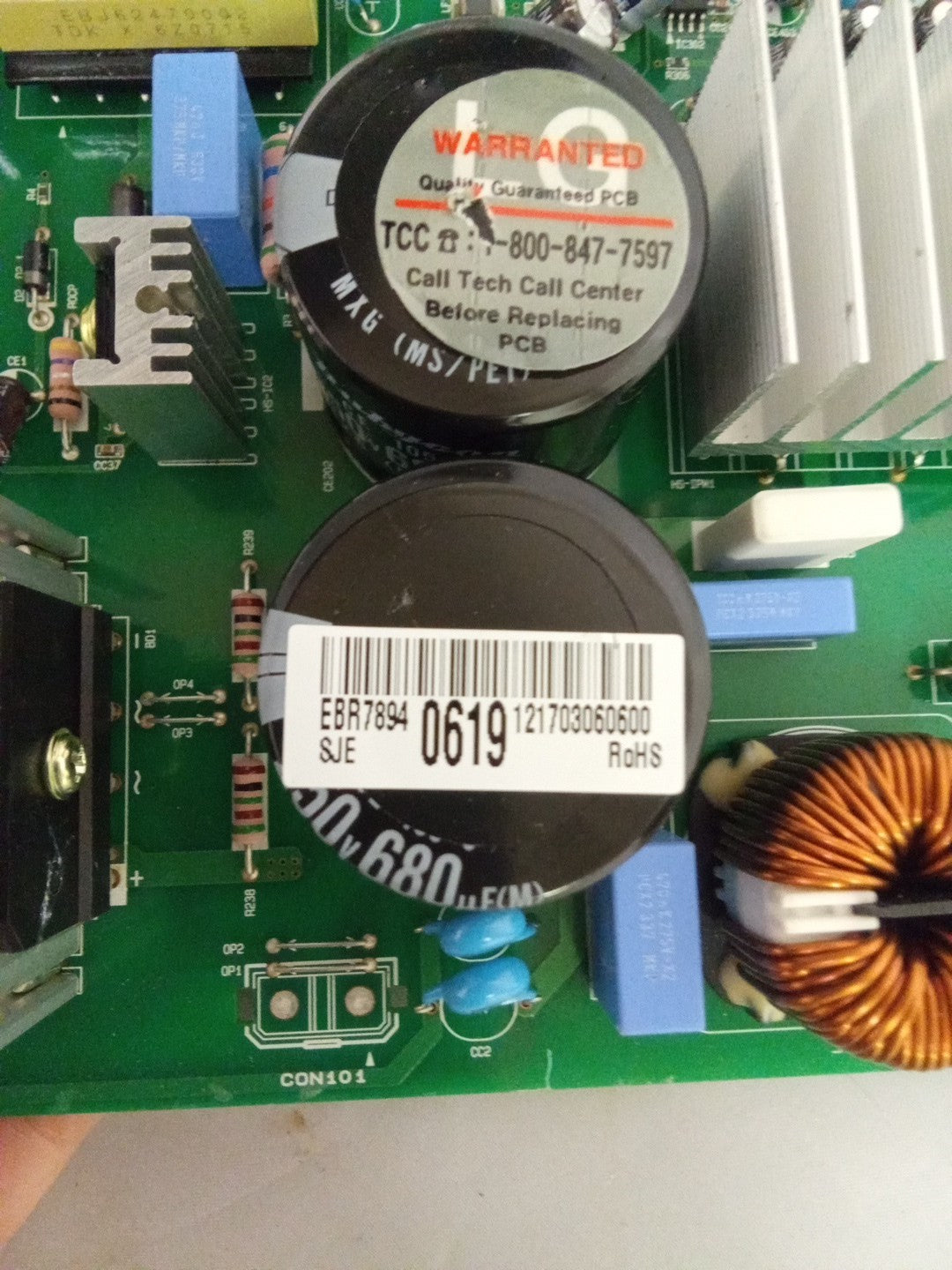 EBR78940619 LG Refrigerator Control Board  AMK-638
