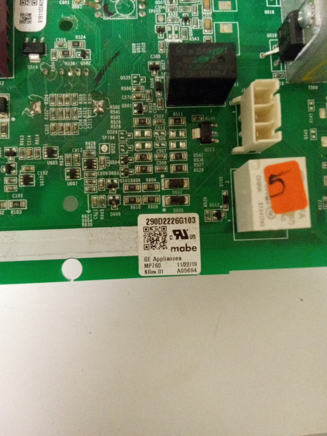 GE Washer Control Board 290D2226G103 AK-810