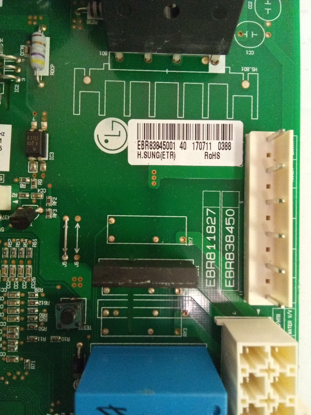 LG Refrigerator EBR83845001 Main Board AMK-778
