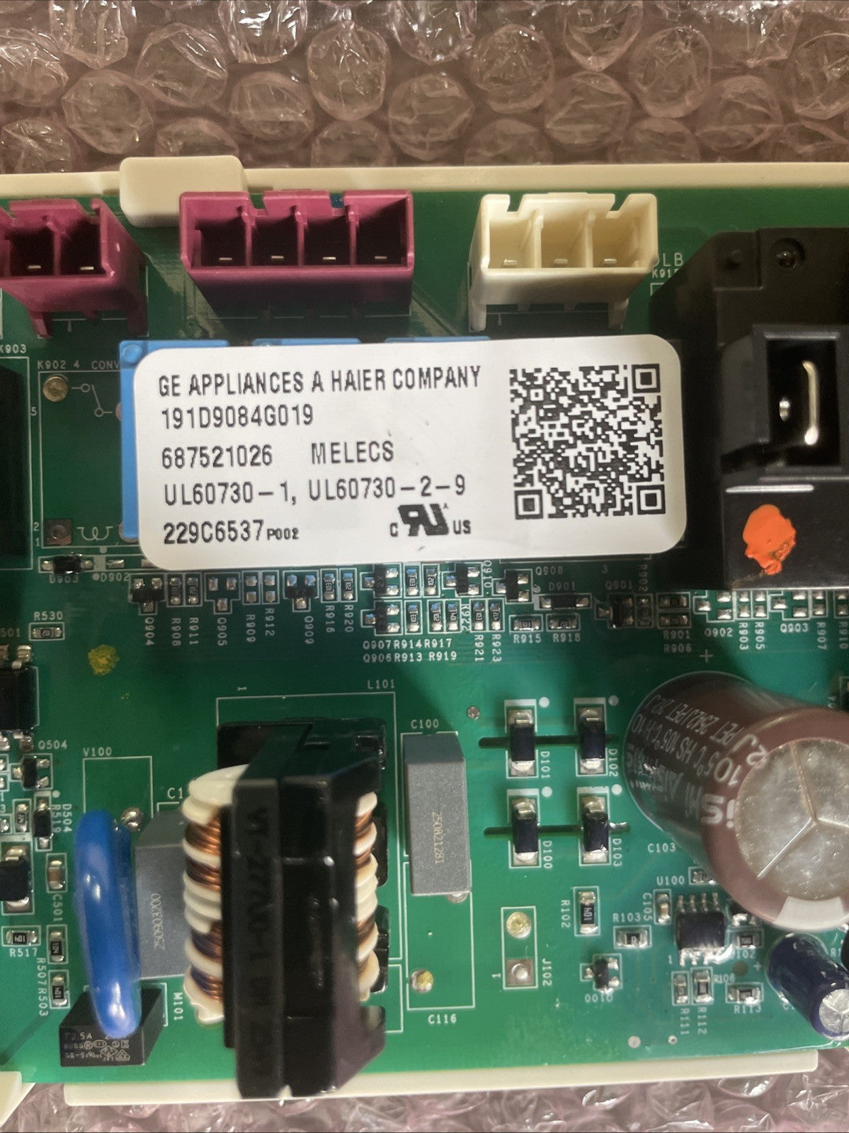 GE Range Oven Control Board 191D9084G019- BA18
