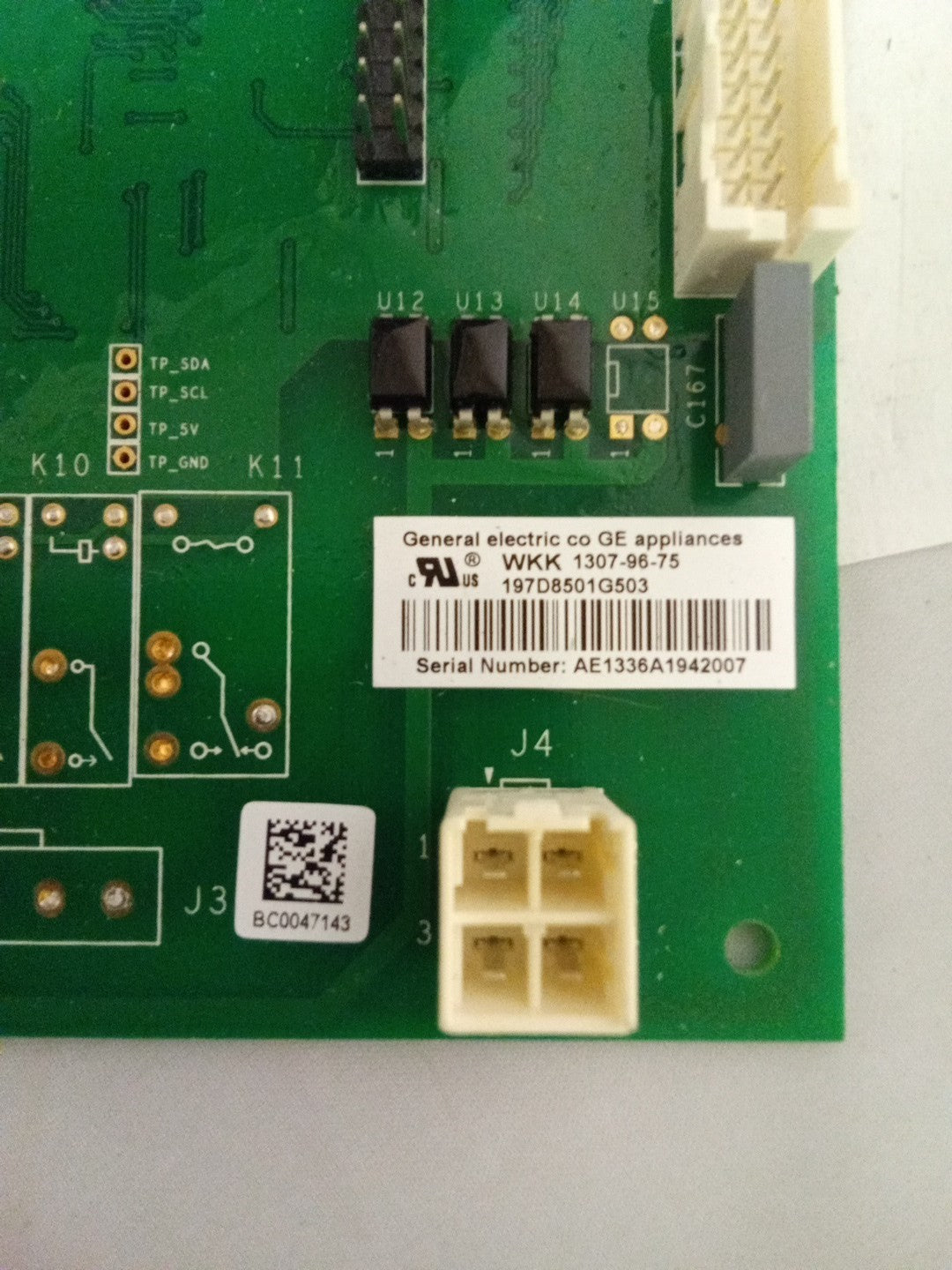 GE Refrigerator Control Board 197D8501G503  AMK-641