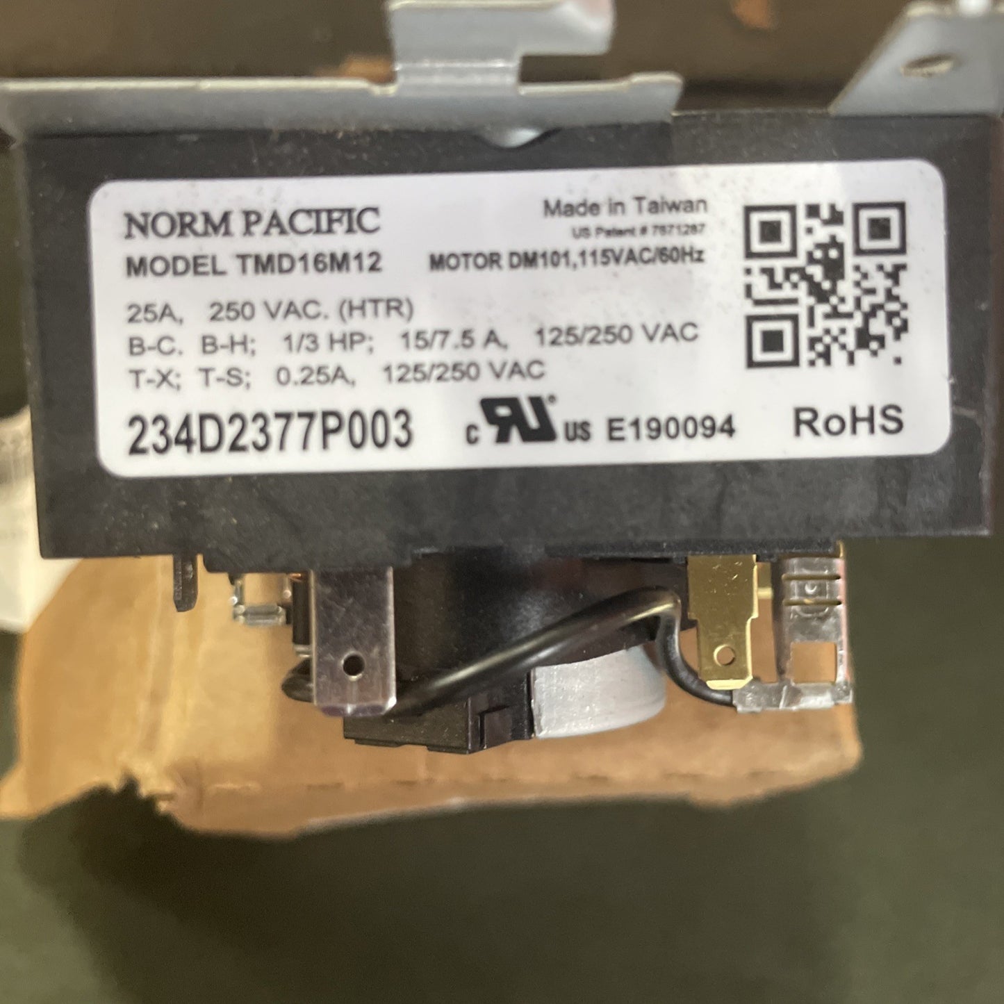 WE04X24550 GE Dryer Timer  BA25