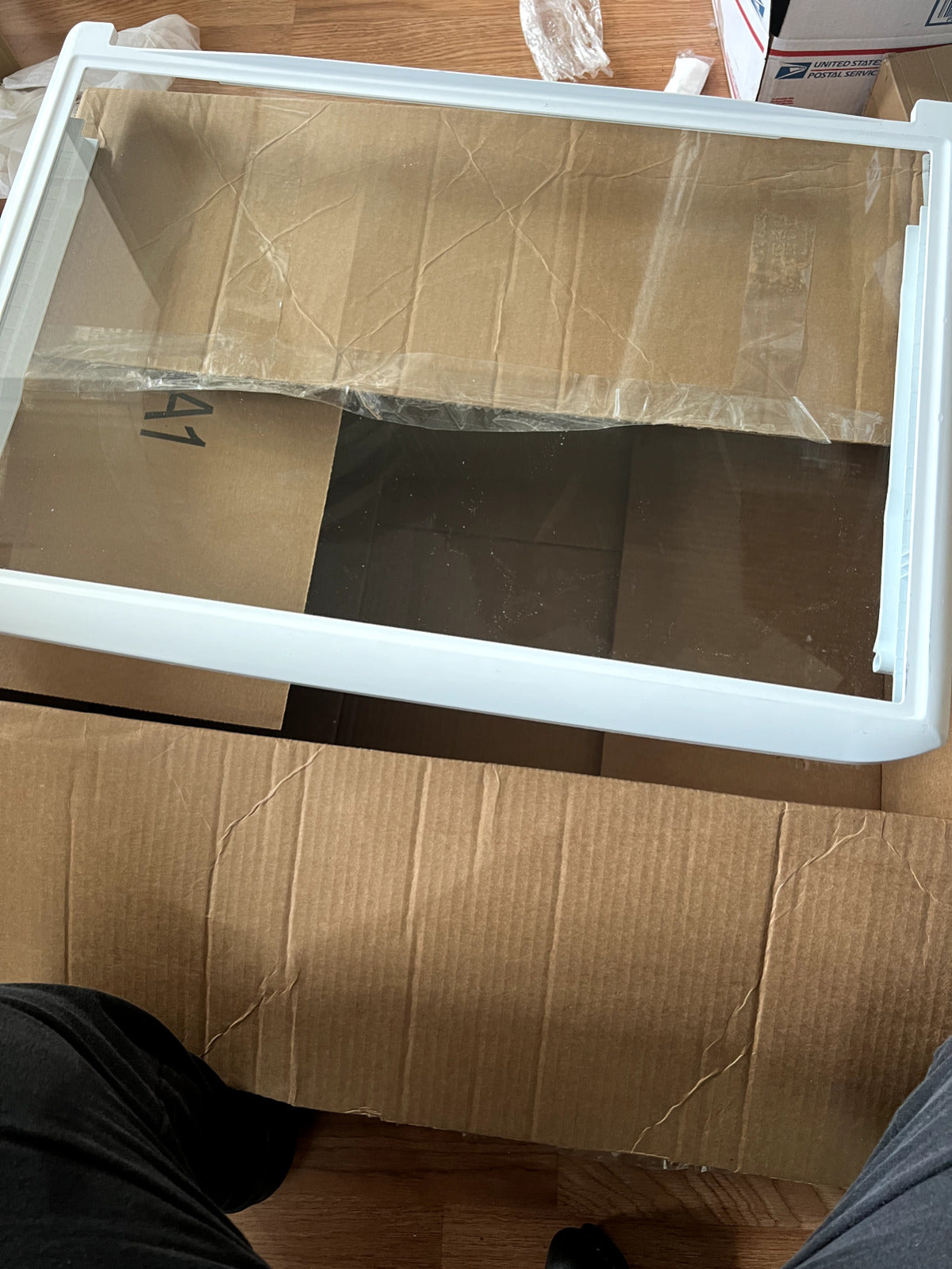 FRIDGE SHELF WITH GLASS - LG- AHT73514202 SK101